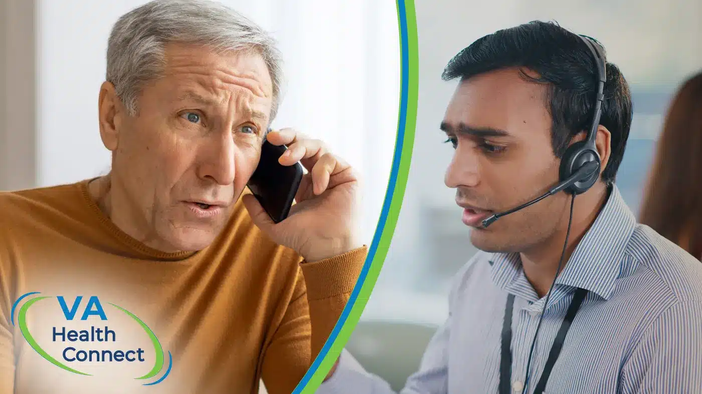 A veteran reaches a VA Health Connect clinical triage nurse by phone. For rural veterans across the TVHS service area, that call is often the first step toward care they cannot easily reach in person. (U.S. Department of Veterans Affairs)